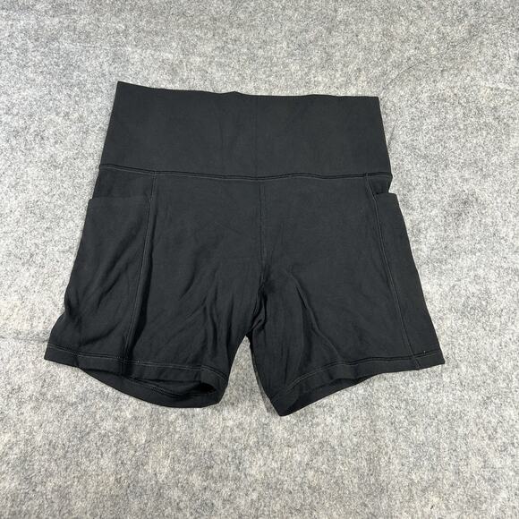 Athleta Salutation Stash Pocket II 5" Shorts Women's Size Small High Rise Black - Picture 1 of 9